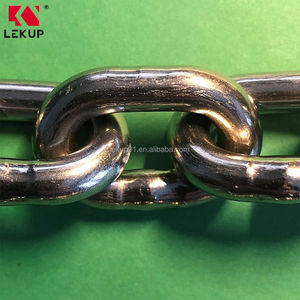 5/16 "kaynaklı kısa baklalı zinciri ırgat G4 çapa zinciri 316 paslanmaz çelik bağlantı zinciri 15 'uzun ile 3/8" yay pranga - Product Image 4
