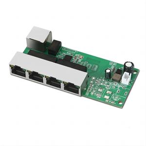 5พอร์ตอีเธอร์เน็ตสวิตช์ PCB กับ POE 100Mbps โมดูลสวิตช์ PoE โมดูลเครือข่ายสวิตช์