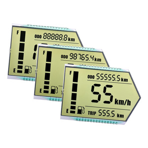 Niedriger Preis Benutzer definiertes 7-Segment-LCD-Anzeigemodul HTN Positiv für neue Motorräder SJXDGW014 Instrumenten anzeige segment - Product Image 1