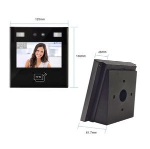 Máquina de asistencia de reconocimiento facial AI biométrico profesional Reloj de tiempo y asistencia WiFi con software en la nube