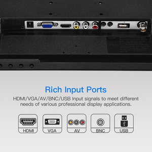 Eyoyo-Monitor de videovigilancia con altavoz incorporado, Monitor OEM de 15 ", resolución de 1024x768, HD, MI, VGA, AV, BNC, entrada USB, montaje en pared, TFT - Product Image 5