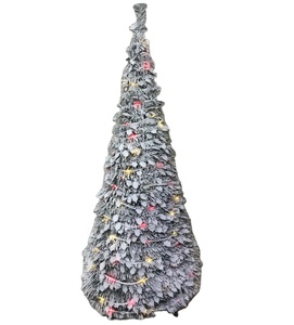 6ft Pop-Up noel ağacı karlı dekore <span class=keywords><strong>Holly</strong></span> ağacı-kırmızı/altın Baubles