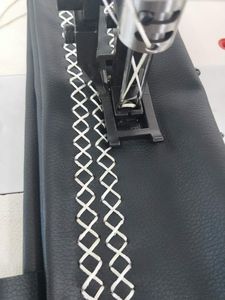 Máquina de coser para tejer completamente funcional, máquina de coser industrial de cuero en zigzag, software floral para PC de 2000 - Product Image 2