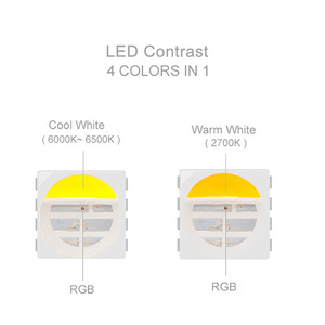 Unterstützung Programmierung RGBCW RGBWW 4 in1 Ähnliche SK6812 Ws2814 LED-Streifen 12V 24V adressierbar RGBW - Product Image 2