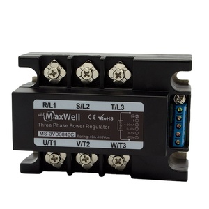 Regulador de voltaje de potencia trifásico, entrada de CA de 0-10V, - Product Image 1