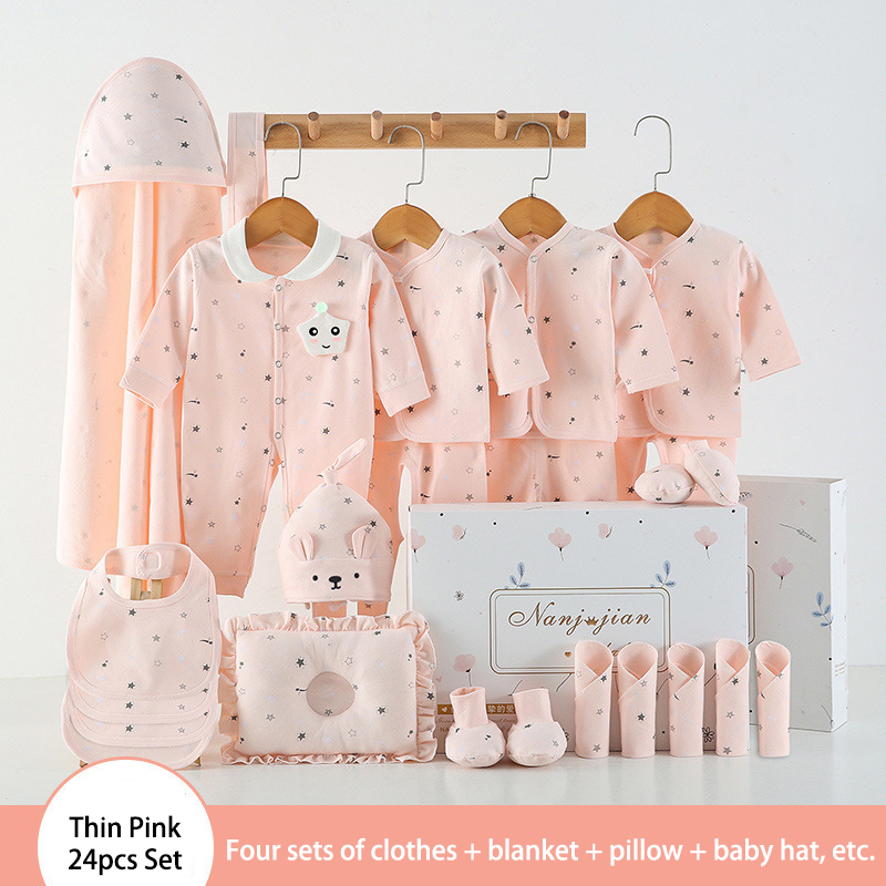 Ensemble fin rose 24 pièces