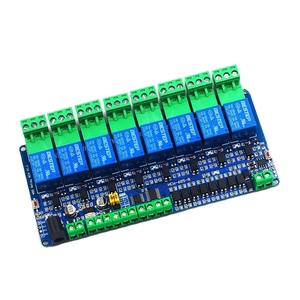 Modbus RTU 8-way 12V <strong>relay</strong> <strong>output</strong> 8-way <strong>input</strong> RS485 TTL 485 communication