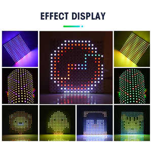 DC12V WS2812B pannello a matrice flessibile 8x8 8 8x16 8x32 LED digitale programmato lnalmente indirizzabile individuale Pixel schermo a colori - Product Image 6