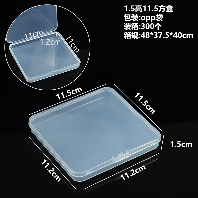 1.5m high, 11.5m square box, 11.5m x 11.5m x 1.5m.