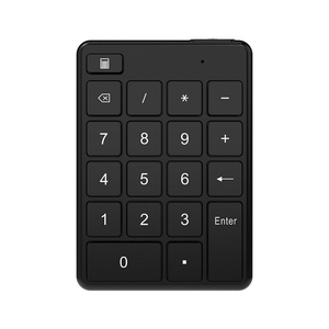 Teclado numérico inalámbrico ultrafino de 19 teclas BT5.1 teclado numérico portátil Mini diseño ergonómico Función de silencio para computadora portátil PC de escritorio - Product Image 1