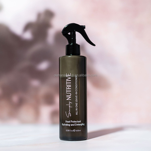 Özel Logo organik doğal nemlendirici kıvırmak astar Detangling önlemek kabarmayı ipeksi Keratin saç kremi sprey bırakın - Product Image 1