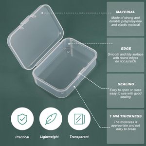 厂家批发透明PP塑料盒迷你包装包装盒小塑料收纳盒 - Product Image 2