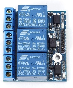 3 canales Módulo de relé con optoacoplador aislamiento Opto-aislado Compatible 3,3 V 5V señal relé de alta tensión - Product Image 3