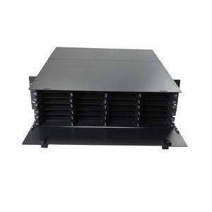 Agalax OEM Panel de conexión de fibra óptica 2U 19 pulgadas hasta 288 fibras (MPO/LC/SC/ST/FC) 6 capas cajón deslizante ODF para centro de datos - Product Image 4