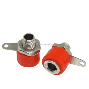 4MM Banana <strong>Socket</strong> 312A <strong>Terminal</strong> <strong>Block</strong> 4MM Banana <strong>Plug</strong> Matching <strong>Socket</strong> Red/Black - Product Image 5