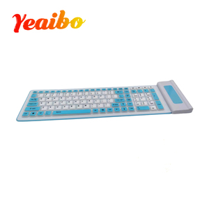 Teclado inalámbrico suave de 2,4G, puerto de silicona resistente al agua para notebook y ordenador de escritorio - Product Image 2