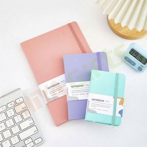 Custom A4A5A6A7B5B6 planner diario diario diario copertina in morbida pelle rilegatura con stringa elastica