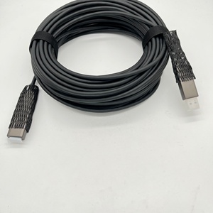 สายต่อ3.0 USB AOC สีดำ50ม. 10Gbps การถ่ายโอนข้อมูลที่เข้ากันได้กับ2.0 USB - Product Image 3