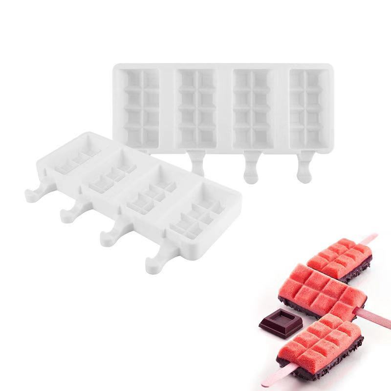 Large 4 cavity lattice shape white