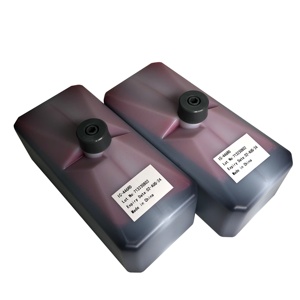 Ethanol MEKベースのIC-446RD MC-446RD食品グレードの卵コーディングCijコーディングプリンターのオフセット印刷のためのインクのための赤 - Product Image 1