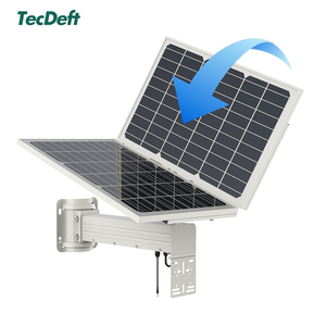 TecDeft Wi-Fi оптический зум с тремя объективами Солнечная камера Ptz с двумя объективами батарея Солнечная камера Ip 50x оптический зум Беспроводная Солнечная камера - Product Image 6