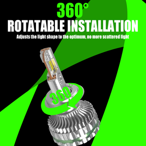 Güçlü 70W 360 h11 Led far ampulü 6000K 4500K 3000K Tri renk Led ışık için araba LED ampuller H4 Led başkanı işık - Product Image 5