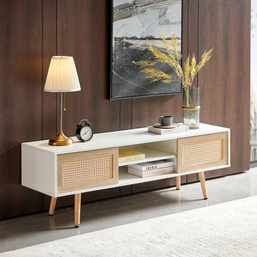 White + Solid Wood+MDF