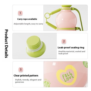 Xhl Sub Hulu cup Nữ dung tích lớn 880ml thực phẩm cầm tay ngoài trời cấp chai nước thể thao cho trẻ em - Product Image 4