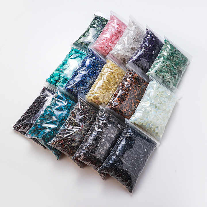 Vendas diretas da fábrica de partículas de cristal de pedra trituradas de baixo preço para decoração de terapia de cura espiritual