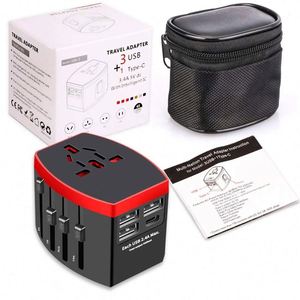 Viagens Internacional Adaptador De Energia De Viagem Natal UE REINO UNIDO EUA AU Soquete Mini Adaptador De Viagem Mundo Universal