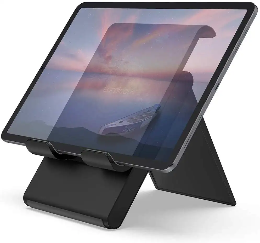 Ajustable Tablet soporte estable giratorio, Tablet Stand, teléfono soporte para escritorio de oficina de cocina niños educación