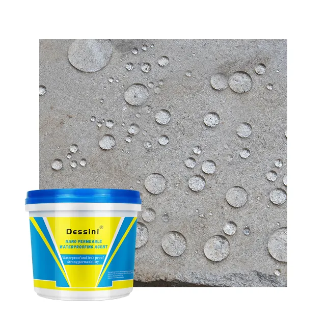 Concrete ground waterproof coating brick wall waterproof penetrant nano waterproof coating