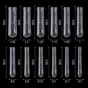 BQAN İpuçları yumuşak oje yanlış Oem çift formları özel etiket uzun tabut orta kare tam kapak tırnak ipuçları - Product Image 1