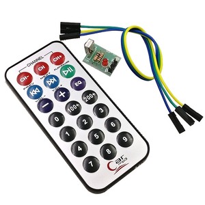 Alıcı HX1838 + NEC kodlu kızılötesi Dupont hattı uzaktan kumanda + 3-piece mikrodenetleyici kızılötesi uzaktan kumanda modülü - Product Image 1
