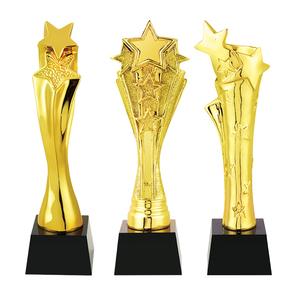 Oneway Wholesale Sublimation Crown Gold <strong>Award</strong> Trophy Custom Crystal Gold Trophy Statue Resin Trophy - Product Image 5