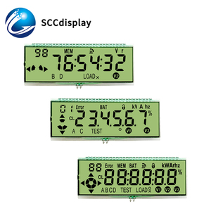 Display lcd a segmenti personalizzati prezzo economico display a segmenti TN schermo tn htn fstn va lcd 7 modulo display lcd a segmenti monocromatici
