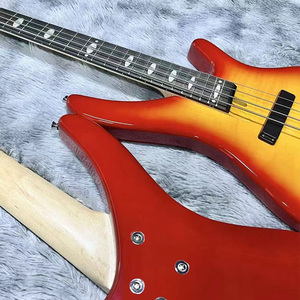 Dụng cụ có dây vỏ cứng trường hợp đối với hai điện Bass Guitar Basswood cơ thể điện uống điện Bass Guitar - Product Image 3