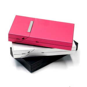 Hot Bán Thuốc lá phụ kiện mới 20 cái hộp lưu trữ sáng tạo hợp kim nhôm thuốc lá trường hợp - Product Image 4