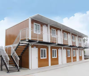 Панельный контейнер, современный экологичный стальной сэндвич-Хаус, плоский пакет с полом MGO и сроком службы 25-40 лет для использования в отеле - Product Image 3