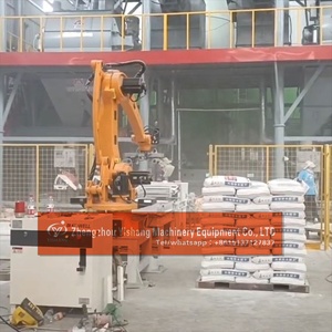 Stacker <strong>Robot</strong> Palletizing 25kg Dry Mortar on Pallets <strong>Automatic</strong> Palletizer Machine - Product Image 2