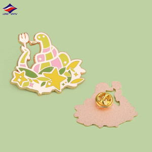 Longzhiyu Chuyên Nghiệp Mềm Men Pins Huy Hiệu Nhà Sản Xuất Tùy Chỉnh Quần Áo Kim Loại Logo Ve Áo Pins - Product Image 6