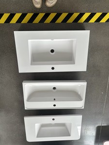 不同尺寸和颜色的中国制造工厂丙烯酸固体表面厨房水槽和洗手盆 - Product Image 4
