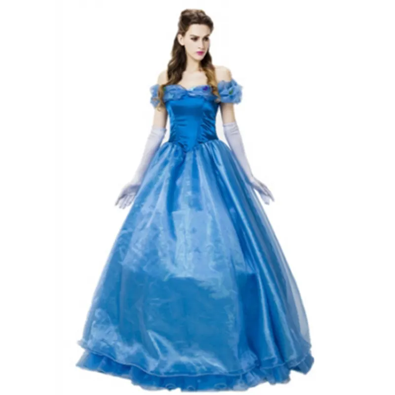 Robe fantaisie pour femme adulte, tenue de princesse, Costume de Cosplay