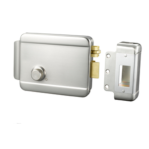 SS Rim <strong>Lock</strong> with Computer <strong>Keys</strong> 12VDC Nickel Plating - Product Image 3