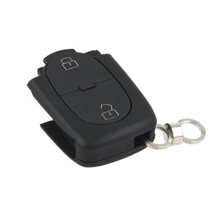 2ボタンリモコンAudiスマートキーシェル小型バッテリー車キーブレードまたはトランスポンダーなし