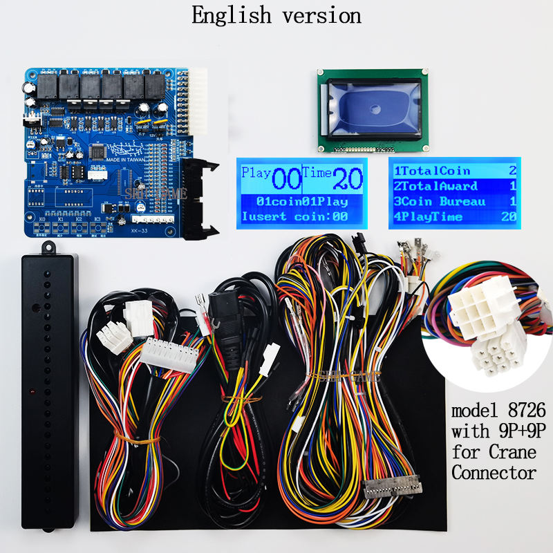 Ensemble complet de carte mère bleue 9+9