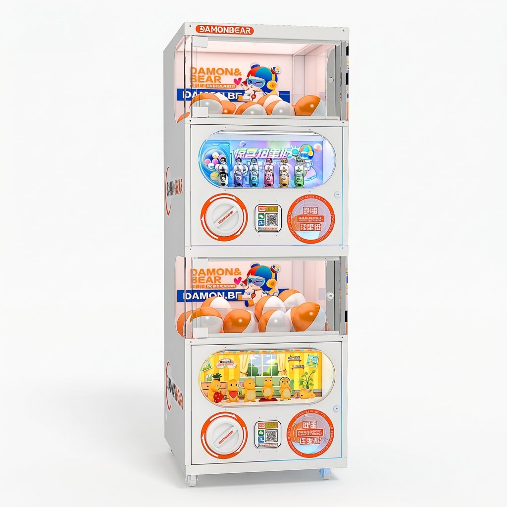 Machine Gachapon Double Couche Ours Mignon (Modèle SE)