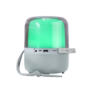 Radio FM Tarjeta TF Sistema de audio TWS Carcasa transparente RGB Luz colorida Altavoz inalámbrico portátil BT 5,3 - Product Image 4
