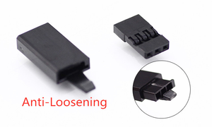 JR Futaba Servo alıcı konnektör fişi kilit ve erkek kadın altın kaplama terminalleri kıvrım Pin kiti için RC pil - Product Image 4