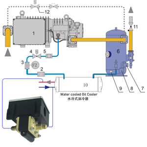 110+110HP Compact Screw Compressor Water <strong>Chiller</strong> Module with Air/water Cooler Condenser Is Used to Produced Chilled Water for <strong>AC</strong> - Product Image 5